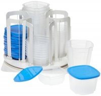 Handy Gourmet Swirl Around Food Storage Containers Handy Gourmet Swirl Around Food Storage Containers
