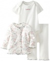 Little Me Baby-Girls Newborn Vintage Rose Take Me Home Set, Pink/Multi, 9 Months