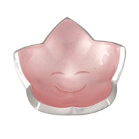 For the future little lady in your life: girl's Baby Wish Bowl is the ideal resting spot for a pacifier, or simply for display in the nursery. Use it beside baby's crib, on the changing table, or anywhere else for a sweet reminder of the joy this little one has brought his family simply by arriving in this world. Featuring a star shape with a smiling expression, a pink enamel interior, and attractive metal alloy edging. Special baby gift box with white ribbon. For the future little lady in your life: girl's Baby Wish Bowl is the ideal resting spot for a pacifier, or simply for display in the nursery. Use it beside baby's crib, on the changing table, or anywhere else for a sweet reminder of the joy this little one has brought his family simply by arriving in this world. Featuring a star shape with a smiling expression, a pink enamel interior, and attractive metal alloy edging. Special baby gift box with white ribbon.