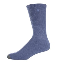Gold Toe men's casual cushioned Uptown socks crew washed blue 1pair Gold Toe men's casual cushioned Uptown socks crew washed blue 1pair
