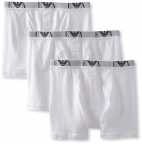 Emporio Armani Men's 3-Pack Buttonfly Boxer Briefs Emporio Armani Men's 3-Pack Buttonfly Boxer Briefs
