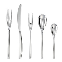 Understated elegance and clean lines make this stainless steel flatware ideal for everyday use. Designed by the Sambonet design team. Understated elegance and clean lines make this stainless steel flatware ideal for everyday use. Designed by the Sambonet design team.