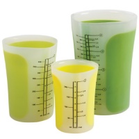 Chef'n SleekStor Pinch with Pour Measuring Beakers, 3-Piece Chef'n SleekStor Pinch with Pour Measuring Beakers, 3-Piece