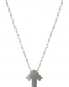 Dogeared St and up to Cancer Sterling Silver Arrow Charm Necklace, 16