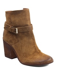 Kick back with Sam Edelman in the Perry boots, rendered in suede with an oiled toe and buckled details. Kick back with Sam Edelman in the Perry boots, rendered in suede with an oiled toe and buckled details.