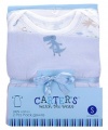 Carter's Watch the Wear Dino Crew 2-Pack Boys Gowns (Size 0M - 9M)