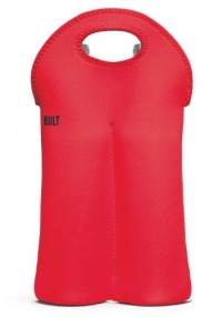 BUILT Neoprene 2 Bottle Wine Tote, Formula 1 Red BUILT Neoprene 2 Bottle Wine Tote, Formula 1 Red