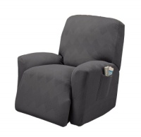 Stretch Sensations Optic Recliner Stretch Slipcover, Gray Stretch Sensations Optic Recliner Stretch Slipcover, Gray