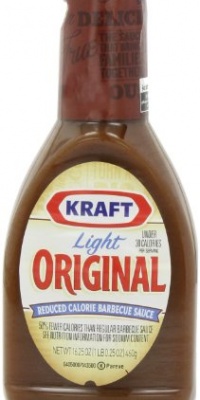 Kraft Light, Original, 30 Calorie Barbecue Sauce, 16.25-Ounce Bottles (Pack of 6) Kraft Light, Original, 30 Calorie Barbecue Sauce, 16.25-Ounce Bottles (Pack of 6)
