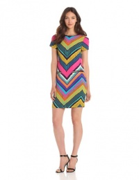 Calvin Klein Women's Printed Sheath Dress With Pocket Calvin Klein Women's Printed Sheath Dress With Pocket