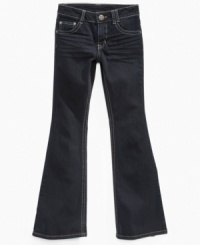 Fiesty flares on these jeans from Epic Threads will give her look just the right amount of attitude. Fiesty flares on these jeans from Epic Threads will give her look just the right amount of attitude.