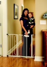Regalo Easy Step Walk Thru Gate, White Regalo Easy Step Walk Thru Gate, White