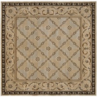 Versailles Palace VP0 8.0-Feet Square Rug, Beige Versailles Palace VP0 8.0-Feet Square Rug, Beige