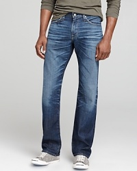 These straight fit jeans arrive game-ready, the perfect pair to wear courtside or in the bleachers, wherever you got tickets. Crafted in super-soft pima cotton denim for an extra touch of comfort. These straight fit jeans arrive game-ready, the perfect pair to wear courtside or in the bleachers, wherever you got tickets. Crafted in super-soft pima cotton denim for an extra touch of comfort.
