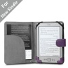 Acase(TM) Classic Kindle Leather Case (Purple) for 4th Generation 6 Kindle Wi-Fi w/o Keyboard (Not for Kindle Touch)