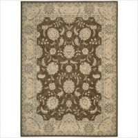 Nourison Rugs Persian Empire Collection PE22 Chocolate Rectangle 5'3 x 7'5 Area Rug Nourison Rugs Persian Empire Collection PE22 Chocolate Rectangle 5'3 x 7'5 Area Rug
