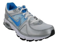 Nike Women's NIKE WMNS AIR MAX MOTO(+) 9 RUNNING SHOES 7.5 (WHITE/BL GLOW/MTLLC SILVER/BLCK) Nike Women's NIKE WMNS AIR MAX MOTO(+) 9 RUNNING SHOES 7.5 (WHITE/BL GLOW/MTLLC SILVER/BLCK)