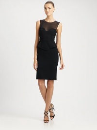 Offering timeless style and a body-hugging fit, a peplum sheath with an ultra-feminine neckline.Sweetheart necklineSleevelessShaping dartsPeplum waistButton closure at keyhole backExposed back zipperAbout 24 from natural waistWool/silk/elastaneDry cleanMade in Italy of imported fabricSIZE & FIT Model shown is 5'10½ (179cm) wearing a US size 4. Offering timeless style and a body-hugging fit, a peplum sheath with an ultra-feminine neckline.Sweetheart necklineSleevelessShaping dartsPeplum waistButton closure at keyhole backExposed back zipperAbout 24 from natural waistWool/silk/elastaneDry cleanMade in Italy of imported fabricSIZE & FIT Model shown is 5'10½ (179cm) wearing a US size 4.