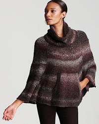 The ombre trend goes super cozy in this fall-perfect Splendid poncho, complete with front pocket for extra warmth.
