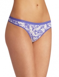 Calvin Klein Women's Infinity Flex Thong, Mandy Floral, One Size Calvin Klein Women's Infinity Flex Thong, Mandy Floral, One Size