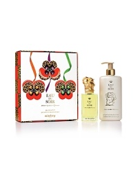 Eau du Soir set containing Eau du Soir 100 ml and Perfumed Bath and Shower Gel 250 ml. Eau du Soir set containing Eau du Soir 100 ml and Perfumed Bath and Shower Gel 250 ml.