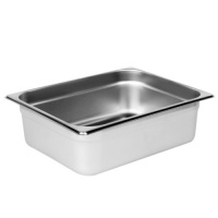Excellante Half Size 4-Inch Deep 24 Gauge Anti Jam Pans Excellante Half Size 4-Inch Deep 24 Gauge Anti Jam Pans
