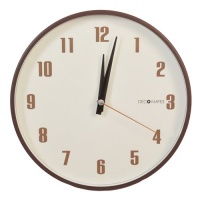 DecoMates Non-Ticking Silent Wall Clock - Retro (Brown) DecoMates Non-Ticking Silent Wall Clock - Retro (Brown)
