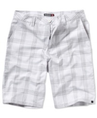 Take a walk in this dressy walk short by Quiksilver. Take a walk in this dressy walk short by Quiksilver.