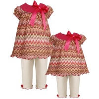 Size-18M BNJ-5608B 2-Piece ROSE-PINK IVORY MULTICOLOR FLAME-STITCH KNIT BOW TRIM Dress/Legging Outfit Set,B55608 Bonnie Jean Baby/Infant Girls 3M-24M Size-18M BNJ-5608B 2-Piece ROSE-PINK IVORY MULTICOLOR FLAME-STITCH KNIT BOW TRIM Dress/Legging Outfit Set,B55608 Bonnie Jean Baby/Infant Girls 3M-24M