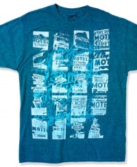 Upgrade your casual look with this graphic t-shirt from Bar III. Upgrade your casual look with this graphic t-shirt from Bar III.
