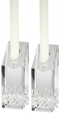 Waterford Candle Holders, Set of 2 Lismore Essence Candlesticks 6 Waterford Candle Holders, Set of 2 Lismore Essence Candlesticks 6