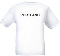 PORTLAND - City-series - Heather Grey or White T-shirt PORTLAND - City-series - Heather Grey or White T-shirt