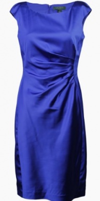Lauren Ralph Lauren Women's La Fete Satin Sheath Dress Lauren Ralph Lauren Women's La Fete Satin Sheath Dress