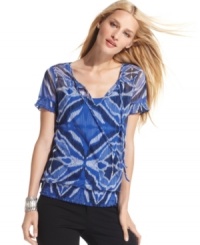 A petite peplum top with a layered look adds just the right touch to shorts, capris and skirts. Try INC's with hoops or beaded earrings to play up the peasant style! A petite peplum top with a layered look adds just the right touch to shorts, capris and skirts. Try INC's with hoops or beaded earrings to play up the peasant style!