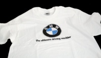 BMW lifestyle short sleeve T-shirt with BMW logo and slogan