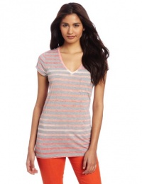 Calvin Klein Jeans Women's Short Sleeve Tie Dye Stripe Knit Tee Calvin Klein Jeans Women's Short Sleeve Tie Dye Stripe Knit Tee