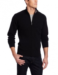 Marc Ecko Cut & Sew Men's Full Zip Rib Sweater Marc Ecko Cut & Sew Men's Full Zip Rib Sweater