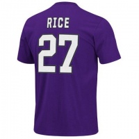 NFL Mens Baltimore Ravens Ray Rice The Eligible Receiver Dark Purple Short Sleeve Basic Crew Neck Tee NFL Mens Baltimore Ravens Ray Rice The Eligible Receiver Dark Purple Short Sleeve Basic Crew Neck Tee