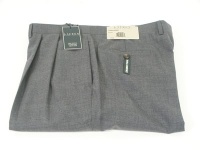 Ralph Lauren Mens Double Pleated Medium Gray Wool Dress Pants Ralph Lauren Mens Double Pleated Medium Gray Wool Dress Pants