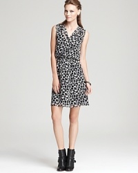 Your style is spot-on when you choose this leopard print Aqua dress, ultra-flattering with a cinched waistline and of-the-moment sheer texture. Your style is spot-on when you choose this leopard print Aqua dress, ultra-flattering with a cinched waistline and of-the-moment sheer texture.