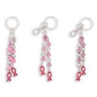 Asst. Pink Ribbon Breast Cancer Awareness Keychain Purse Charm Asst. Pink Ribbon Breast Cancer Awareness Keychain Purse Charm