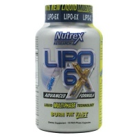 Nutrex Research, Inc. Lipo-6X 120 Multi-Phase Capsules