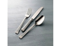 With a dedication to perfection and quality, Christofle flatware creations unite craftsmanship and modern technique, resulting in flatware to be handed down through generations. Osiris stainless flatware features fluting with reed ornamentation, a modern interpretation of traditional plant motif designs. With a dedication to perfection and quality, Christofle flatware creations unite craftsmanship and modern technique, resulting in flatware to be handed down through generations. Osiris stainless flatware features fluting with reed ornamentation, a modern interpretation of traditional plant motif designs.