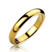Bling Jewelry Gold Plated Tungsten Carbide Ring 4mm Bling Jewelry Gold Plated Tungsten Carbide Ring 4mm