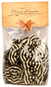 Marella Zebra Black and White Bowties(farfalle Magia Bianca) Hand Made Italian Pasta, 250-Grams Packages (Pack of 4) Marella Zebra Black and White Bowties(farfalle Magia Bianca) Hand Made Italian Pasta, 250-Grams Packages (Pack of 4)