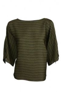 MICHAEL Michael Kors Womens Silky Chain Link Top MICHAEL Michael Kors Womens Silky Chain Link Top