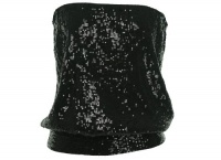 MICHAEL Michael Kors Womens Sequins Strapless Blousy Top MICHAEL Michael Kors Womens Sequins Strapless Blousy Top