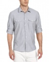 Calvin Klein Sportswear Men's Long Sleeve Chambray Voile