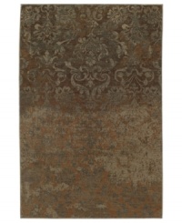 An antique-inspired damask design is intricately rendered with a deconstructed finish in the Devan area rug from Karastan. Crafted of New Zealand wool for ultimate comfort and supreme durability. An antique-inspired damask design is intricately rendered with a deconstructed finish in the Devan area rug from Karastan. Crafted of New Zealand wool for ultimate comfort and supreme durability.