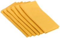 DII Everyday Basic Napkin Set of 6, Daffodil